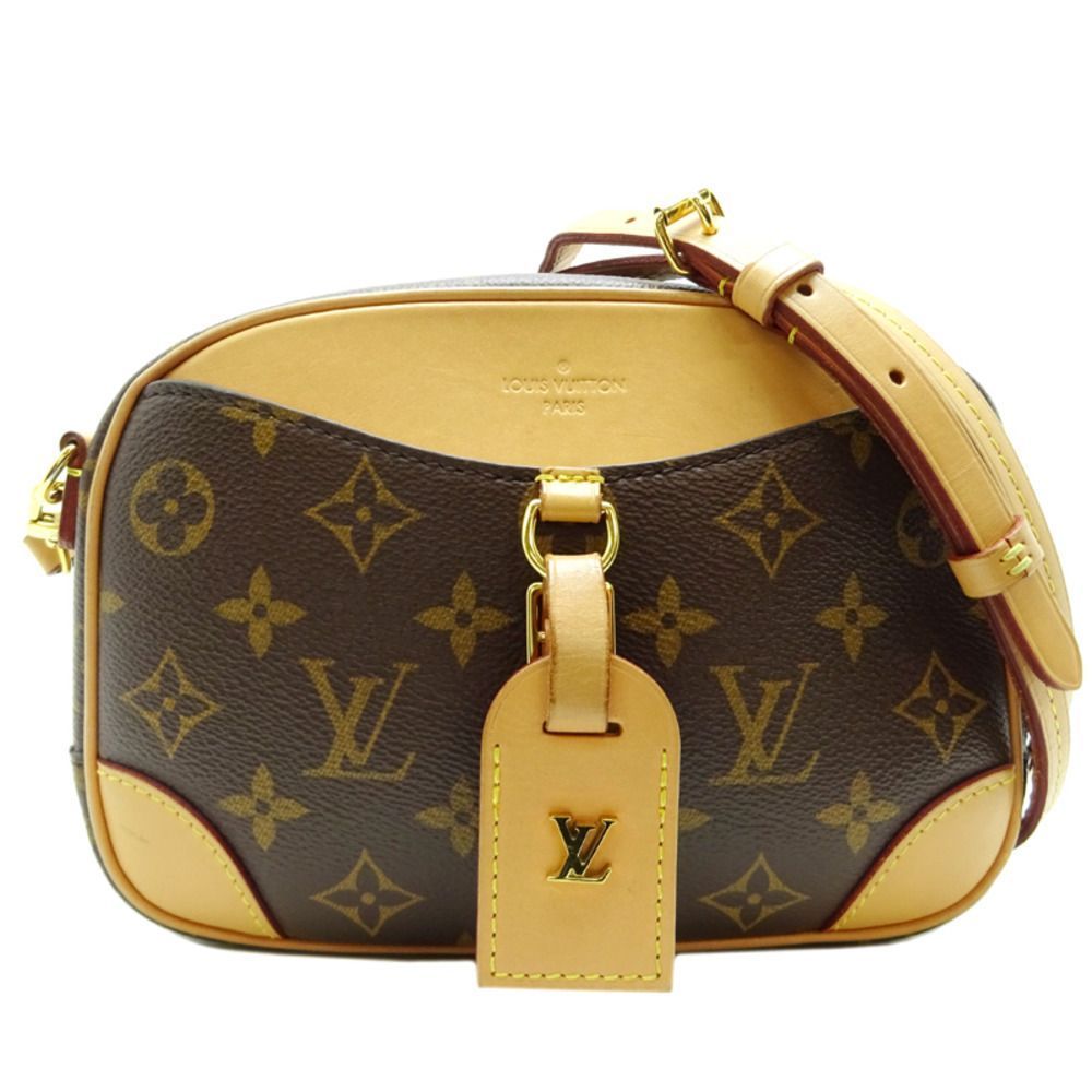 Louis Vuitton Deauville Mini Handbag Monogram Brown